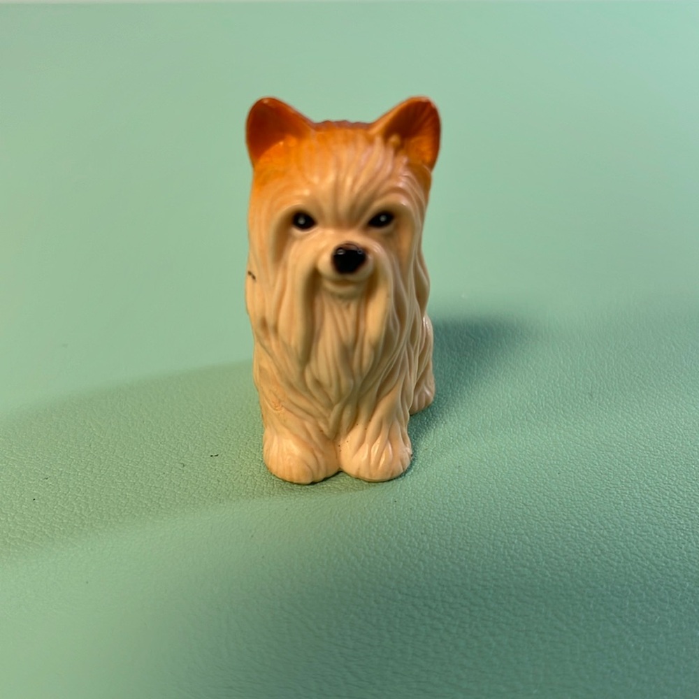 Barbie Doll Mattel Vintage Yorkshire Terrier Pet Figurine, Barbie Dog, Kid Toy